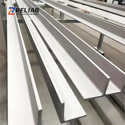 Barra angular de titânio grau 2