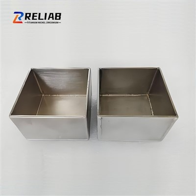 Caixa de níquel puro para pesquisa científica
